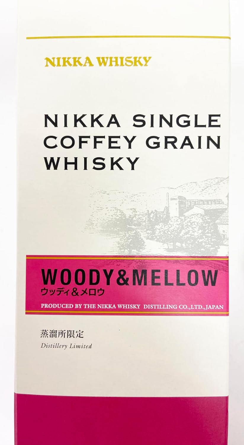 니카 싱글 카페 그레인 우디 & 멜로우 55도 500mll<br><small>ニッカ シングル カフェグレーン ウッディ＆メロウ 55度 500ml</small>