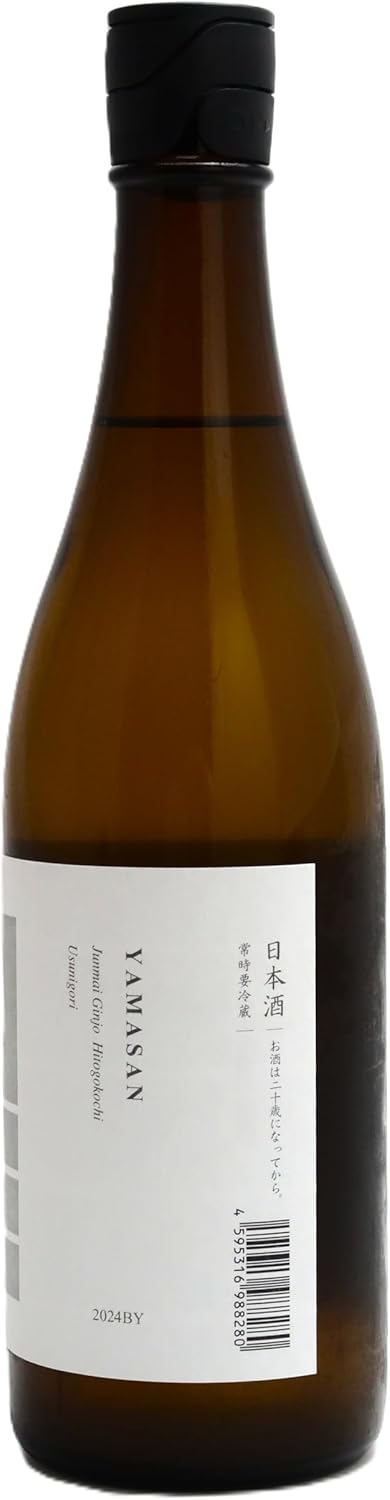 공구 사케 관세포함】야마산 준마이긴죠 55% 얕은니고리 히이레 720ml<br><small>山三 純米吟醸 ひとごこち 五割五分 うすにごり 火入 720ml</small>